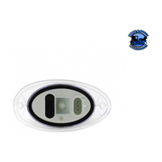 7 LED TURN SIGNAL LIGHT FOR 2008-2017 FREIGHTLINER CASCADIA - DOME LENS, AMBER LED/CLEAR LENS (Choose Color) TURN SIGNAL Amber,Clear Light Gray