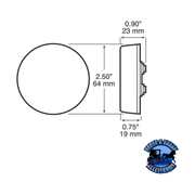 142A Incandescent Marker/ Clearance, PC-Rated, Round, 2.5″, amber, poly bag Dark Slate Gray