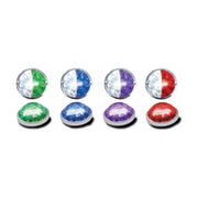Roadworks Lo-Pro Hero Watermelon LED Marker Light (Choose Color) Amber/Amber,Amber/Clear,Red/Clear,Red/Red,White & Blue/Clear,White & Green/Clear,White & Purple/Clear,White & Red/Clear Light Gray