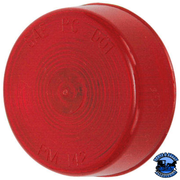 142R Incandescent Marker/ Clearance, PC-Rated, Round, 2.5″, red, poly bag Brown