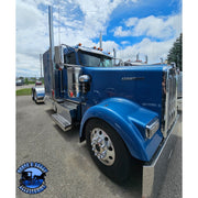 Kenworth w900L 2018 newer (Choose cab and year style) 50" DPF and battery stepbox covers BATTERY BOX BATTERY BOX COVER (aero cab),BATTERY BOX COVER (flat glass),DPF COVER YEAR 2018-2024,DPF COVER YEAR 2025 NEWER Dark Slate Gray