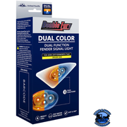 DOUBLE FURY 4 LED FENDER SIGNAL LIGHT FOR 2008-2017 KENWORTH T660 (Choose Color)(Choose Side) FENDER LIGHT Amber and Blue / Driver's Side,Amber and Blue / Passenger's Side,Amber and Green / Driver's Side,Amber and Green / Passenger's Side,Amber and Red / Driver's Side,Amber and Red / Passenger's Side,Amber and White / Driver's Side,Amber and White / Passenger's Side Midnight Blue