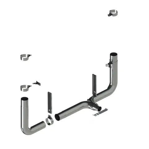 P389-7-2 Full Diameter 7" Stainless Steel Glider Kit Slate Gray