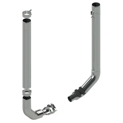 KW900-6-02 2PC Stack 6" 1270 OEM Elbow Light Slate Gray