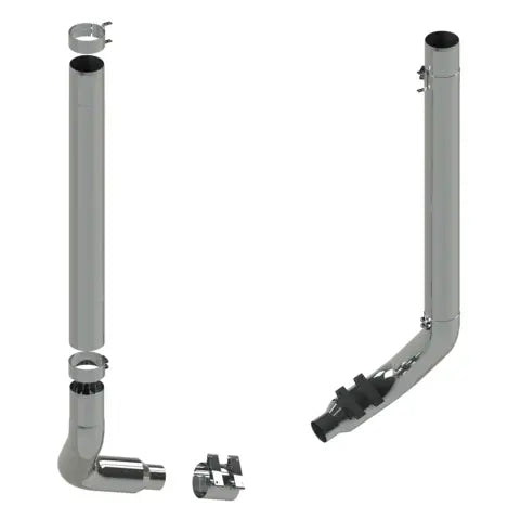 KW900-6-03 2PC Stack 6" 18616 OEM Elbow Light Slate Gray