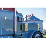 HSJ08-048 8" Diameter 180 Degree Solid Heat Shields Made of High Quality 304 Stainless Steel. Shields Sold Individually With 2 Clamps HEAT SHIELD Slate Gray