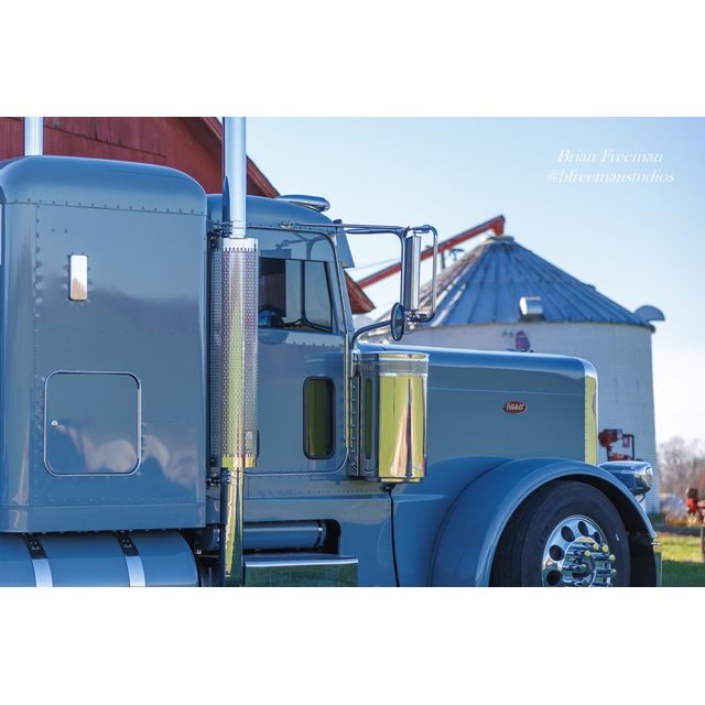 HSJ08-048 8" Diameter 180 Degree Solid Heat Shields Made of High Quality 304 Stainless Steel. Shields Sold Individually With 2 Clamps HEAT SHIELD Slate Gray