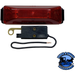 Black 161KR 4″X1.25″, Red LED Marker/ Clearance, P2, Rectangular, Kit