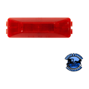 161R 4″X1.25″ Red LED Marker/ Clearance, P2, Rectangular Firebrick