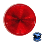 164R 2" Red LED Marker/ Clearance, P2, Round Firebrick