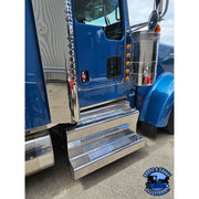 Kenworth w900L 2018 newer (Choose cab and year style) 50" DPF and battery stepbox covers BATTERY BOX DPF COVER YEAR 2018-2024 Dim Gray