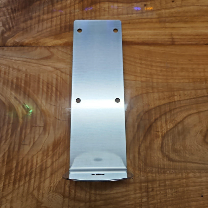 SS-1039 1'' hole short bumper mount universal stainless steel 304s.s. bracket only ss-1039 Saddle Brown