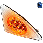 DOUBLE FURY 4 LED FENDER SIGNAL LIGHT FOR 2008-2017 KENWORTH T660 (Choose Color)(Choose Side) FENDER LIGHT Amber and Blue / Driver's Side,Amber and Blue / Passenger's Side,Amber and Green / Driver's Side,Amber and Green / Passenger's Side,Amber and Red / Driver's Side,Amber and Red / Passenger's Side,Amber and White / Driver's Side,Amber and White / Passenger's Side Sandy Brown