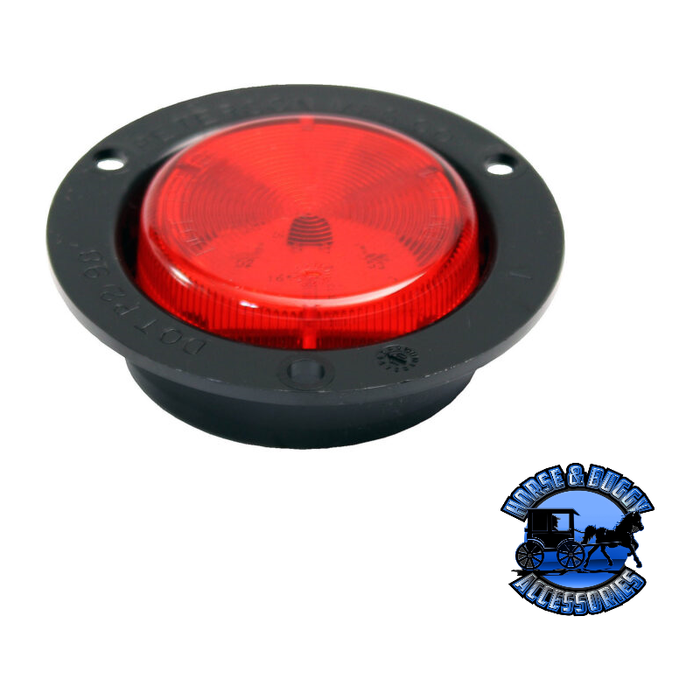 Tomato 194FR Red LED Marker/ Clearance, P2, Round, AMP, w/ Flange, 2.0″, poly bag LIGHTING