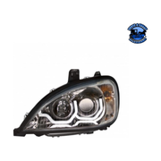 PROJECTION HEADLIGHT WITH LED POSITION LIGHT FOR 2001-2020 FREIGHTLINER COLUMBIA (Choose Color) (Choose Side) HEADLIGHT Black / Driver's Side,Black / Passenger's Side,Chrome / Driver's Side,Chrome / Passenger's Side Dark Slate Gray