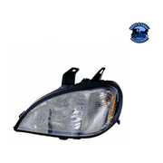 HEADLIGHT ASSEMBLY FOR 2001-2004 FREIGHTLINER COLUMBIA (Choose Side) HEADLIGHT Driver's Side Light Slate Gray