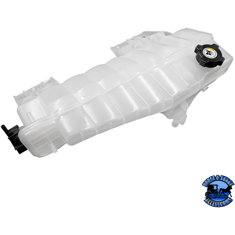 PRESSURIZED COOLANT RESERVOIR & COOLANT LEVEL SENSOR FOR 2013-2021 KENWORTH T680 #26000 Coolant Reservoir and Sensor Light Gray