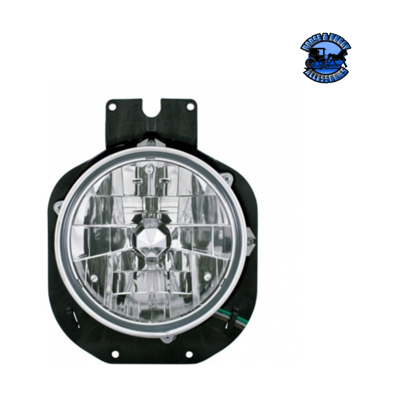 Crystal Headlight For 1996-2005 Freightliner Century #31352 Crystal Headlight Dark Slate Gray