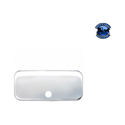 Chrome Plastic Upper Center Storage Door Cover For 2007-2018 Freightliner Cascadia Storage Cover Light Gray