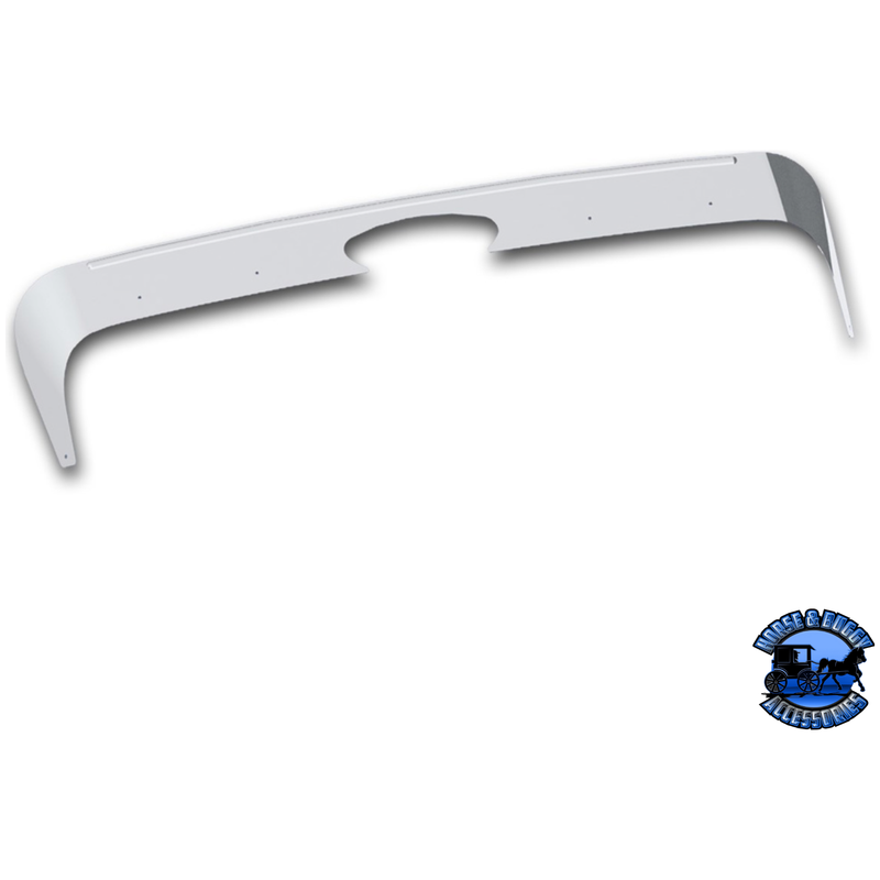 430 STAINLESS STEEL BUG SHIELD FOR 2014+ PETERBILT 567 #29134 BUG SHIELD Light Gray