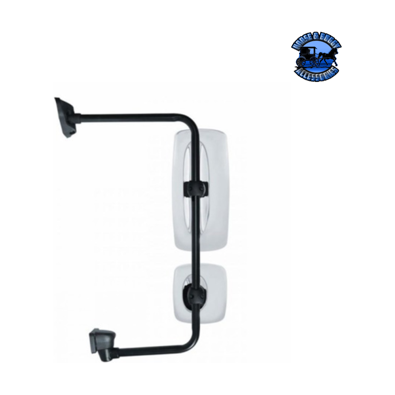 FREIGHTLINER M2 CHROME NON HEATED MIRROR ASSEMBLY (Choose Side) mirror Driver's Side Light Gray