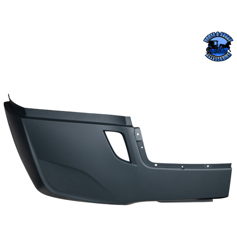 BUMPER COVER W/O FOG LIGHT OPENING & W/O DEFLECTOR HOLES FOR 2018-2024 FL CASCADIA (Choose Side) Bumper Cover Passenger's Side Dark Slate Gray