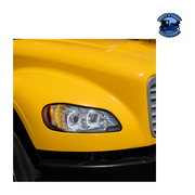 LED HEADLIGHT ASSEMBLY FOR 2003-2024 FREIGHTLINER M2 (Choose Color) (Choose Side) LED Headlight Chrome / Driver's Side,Chrome / Passenger's Side,Black / Driver's Side,Black / Passenger's Side Black