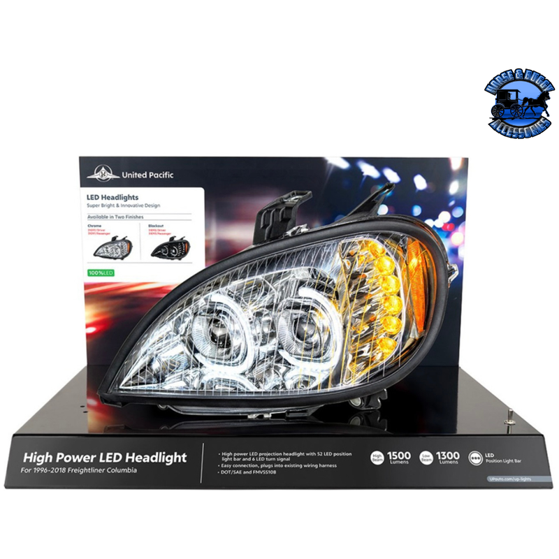 UNITED PACIFIC FREIGHTLINER COLUMBIA MODULAR HEADLIGHT DISPLAY - 31090 #99163 Headlight Display Dark Slate Gray