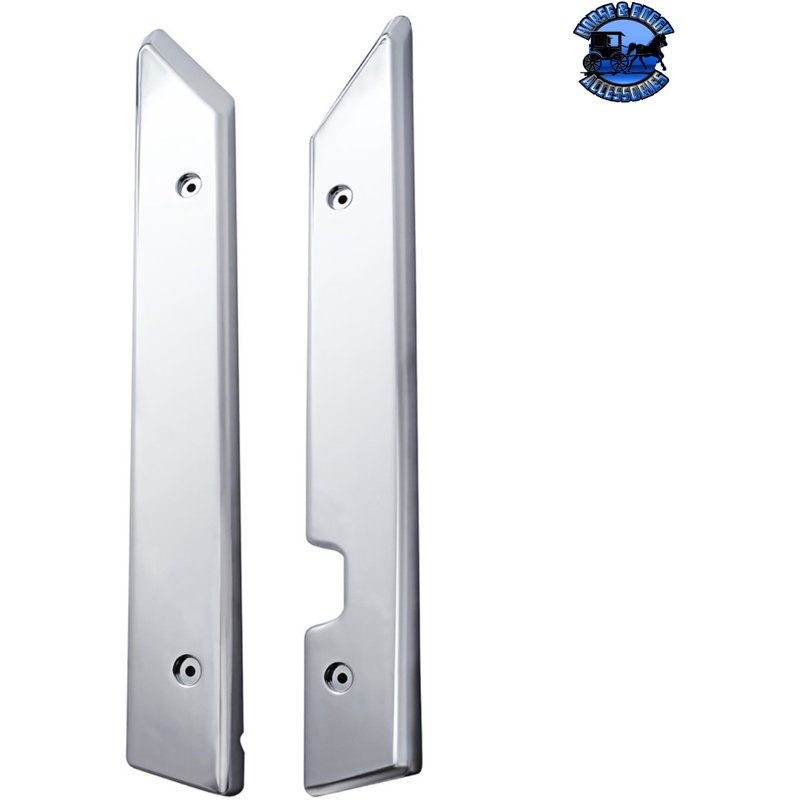 SIDE WINDOW POST COVERS FOR FREIGHTLINER FL CLASSIC (1990-2010) & FLD (1989-2009) (PAIR) # 28133 Window Trim Light Gray