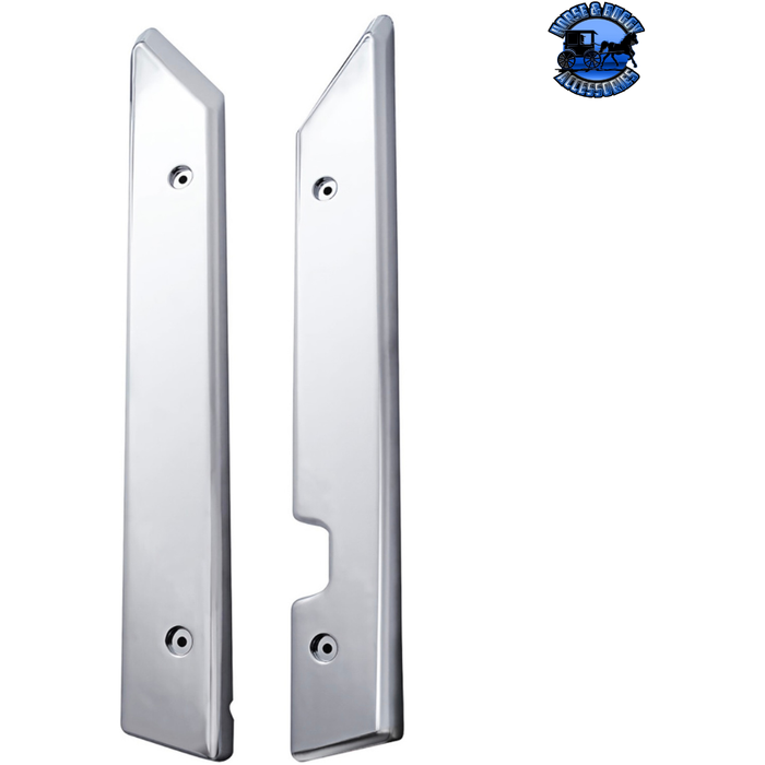 Light Gray SIDE WINDOW POST COVERS FOR FREIGHTLINER FL CLASSIC (1990-2010) & FLD (1989-2009) (PAIR) # 28133 Window Trim