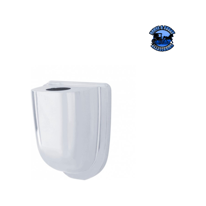 Light Gray Chrome Plastic Cab Mounted Antenna Cover For PB 587 (2012-2021) And FL Cascadia (2011 & Older) #42306 ANTENNA COVER