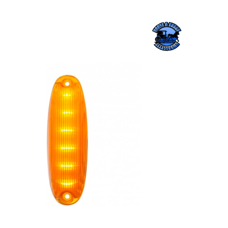 6 Amber LED Cab Light For 2008-2017 Freightliner Cascadia (Choose Color) LED Cab Light Amber Dark Orange