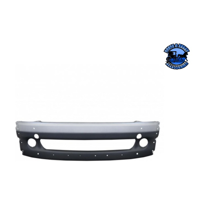 Gray Center Bumper With Tow Hole For Freightliner Columbia #20615 Center Bumper