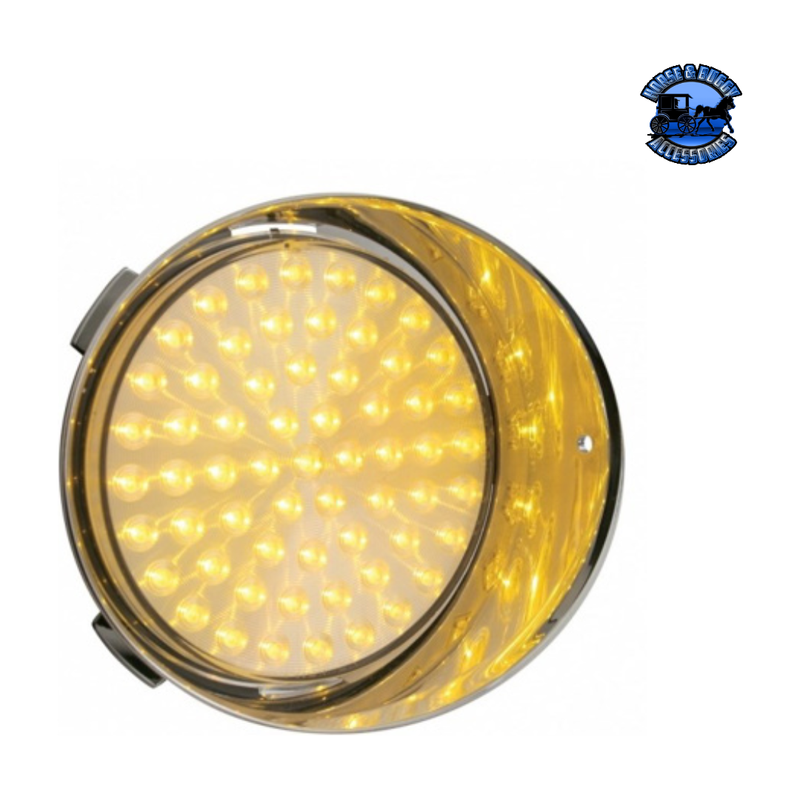 61 LED Freightliner Daytime Running Light (Choose Color) (Choose Side) LED Running Light Clear / Driver's Side,Clear / Passenger's Side Tan