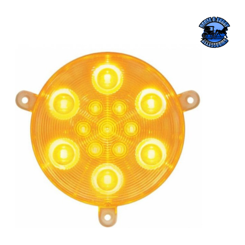 UP-37617 13 Amber LED Daytime Running Light For 2005-2010 Freightliner Century - Clear Lens #37617 Daytime Running Light Goldenrod