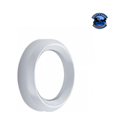 CHROME PLASTIC SMALL GAUGE BEZEL FOR 1996-2010 FREIGHTLINER CENTURY (Choose Visor) Gauge Bezel Without Gray