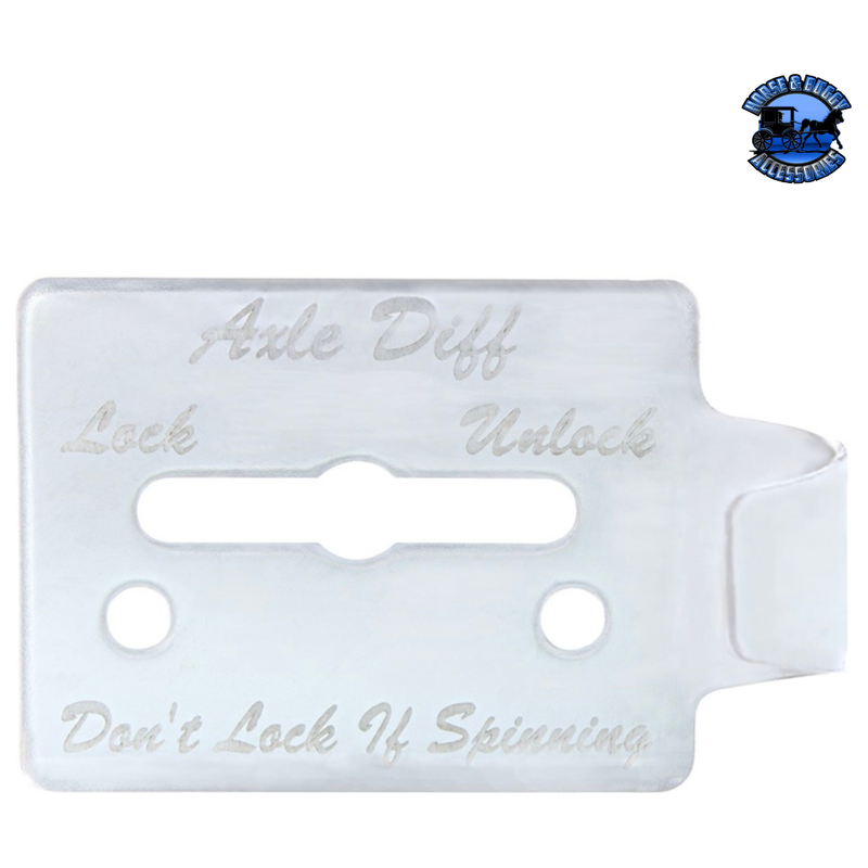 STAINLESS STEEL SWITCH GUARD PLATE FOR PETERBILT 359 - AXLE DIFFERENTIAL #48008 Guard Plate Lavender