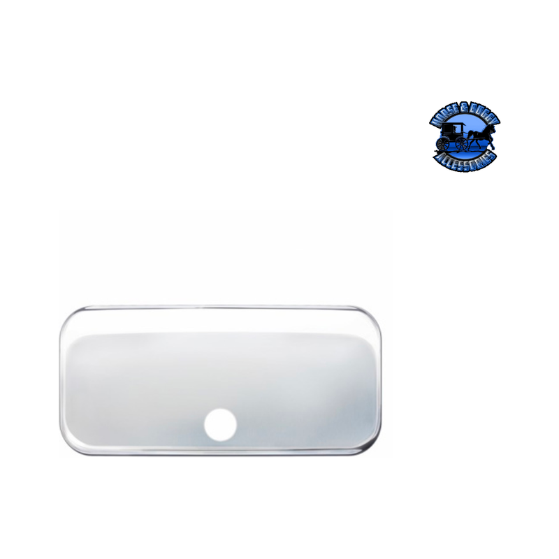 Chrome Plastic Upper Side Storage Door Cover For 2007-2018 Freightliner Cascadia #42344 Storage Cover Light Gray