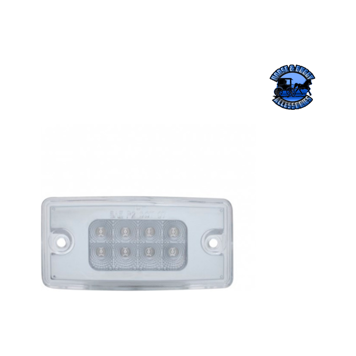 Gray 8 LED REFLECTOR CAB LIGHT FOR FREIGHTLINER CENTURY (1996-2011) AND COLUMBIA (2001-2017) (Choose Color) LED Cab Light Clear