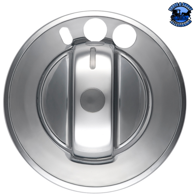 CHROME PLASTIC 2-PIECE HEADLIGHT SWITCH COVER FOR 2008-2017 FREIGHTLINER CASCADIA #42066 Headlight Switch Cover Light Slate Gray