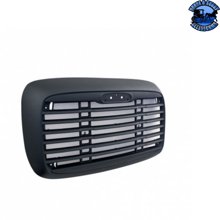 Dark Slate Gray Black Grille With Bug Screen For Freightliner Columbia #21455 Grille