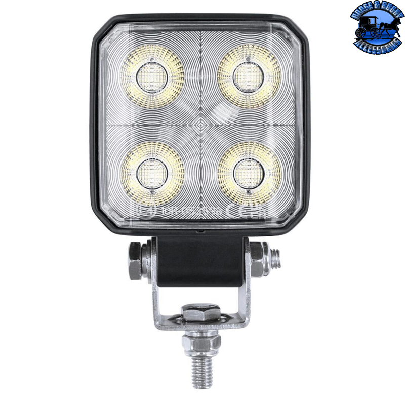 4 LED High Power 3" Square Work Light-Flood #36703