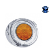 10 LED FREIGHTLINER DAYTIME RUNNING LIGHT CONVERSION KIT WITH VISOR (Choose Color) (Choose Side) Daytime Running Light Amber / Driver's Side Light Gray