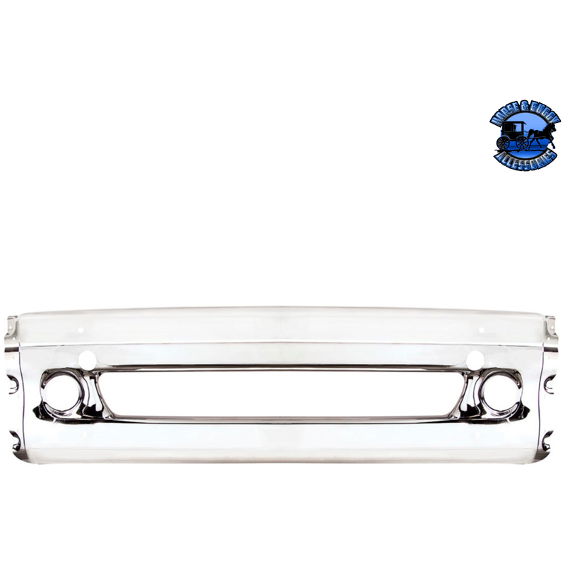 Chrome Center Bumper For 2001-2012 Freightliner Columbia #21098 Center Bumper White Smoke