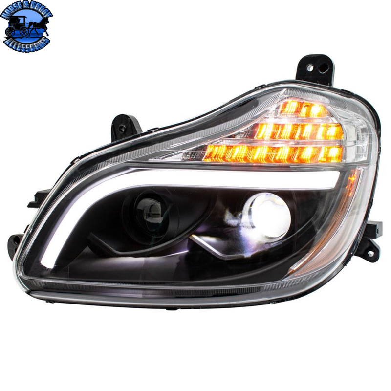 Blackout 8 LED Projection Headlight For 2013-2021 Kenworth T680 (Choose Side)