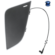 BLACK TOW HOOK ACCESS COVERS FOR 2018-2024 FREIGHTLINER CASCADIA (Choose Side) Access Cover Driver Dark Slate Gray