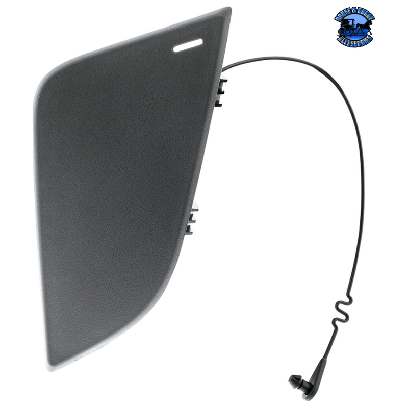 BLACK TOW HOOK ACCESS COVERS FOR 2018-2024 FREIGHTLINER CASCADIA (Choose Side) Access Cover Driver Dark Slate Gray