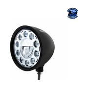 Black "Billet" Style Groove Headlight 11 LED Bulb - Chrome #32675 HEADLIGHT Lavender