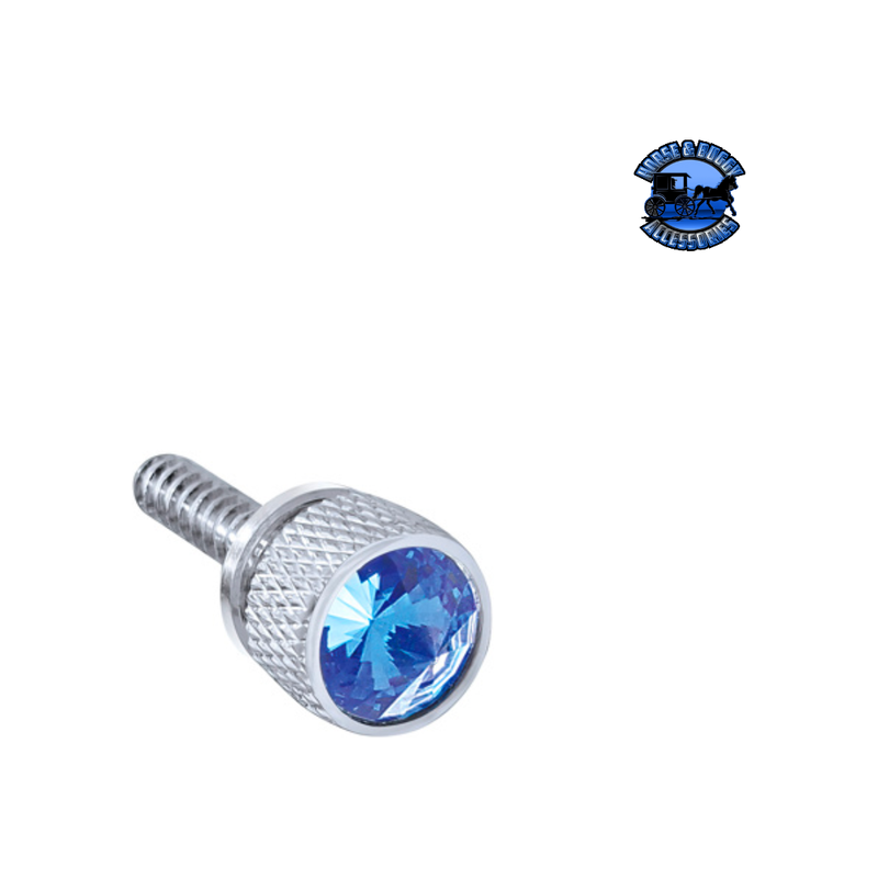 DASH SCREW WITH VARIOUS COLOR CRYSTAL FOR 2008-2017 FREIGHTLINER CASCADIA (Choose Color) Dash Screw Blue Light Steel Blue