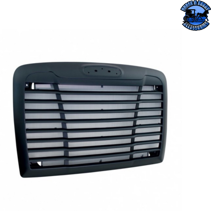 Dark Slate Gray Black Grille With Bug Screen For 2005-2010 Freightliner Century #21456 Grille